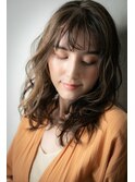 グレージュアッシュ韓国風巻きフェミニンロングv浦和20代30代