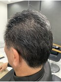 オールバック×ダンディーショート