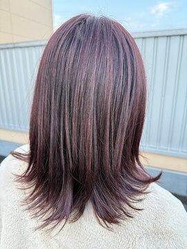 エムタニグチブランシェ(M.TANIGUCHI Branche') イメチェン　美髪ルビーレッドミルフィーユカラー