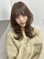 ユーフォリア 新宿通り(Euphoria) ベージュカラー/レイヤー/ミディアムレイヤー