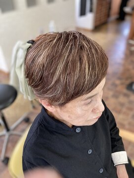 エクリュ(eKuryu) ハイライトショートスタイル