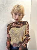 イメチェン外ハネボブ美髪ワイドバングレイヤーショート/大宮