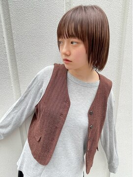 ソト 銀座(soto.) ハイライトカラー/くびれヘア/レイヤーパーマ/ミニボブ[銀座]