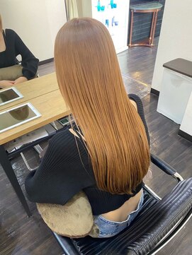 美容室 フォーリア Foglia 【Foglia坪来】ブリーチカラー　ミルクティーベージュ