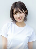 ファクトリーファイブ(Factory5) 小顔外ハネショートアッシュ20代30代40代くびれミディ韓国ヘア