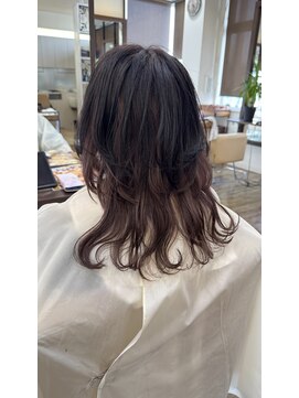 ジッピー ヘアーコレクション ウルフカット レイヤースタイル アウターカラー