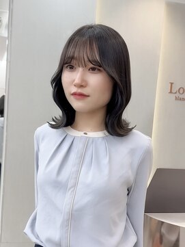 ロンドリゼル 札幌(Lond RiseL) ◯ オリーブグレー/韓国/レイヤーカット/髪質改善/縮毛矯正/札幌