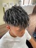 【メンズ限定】カット+特殊パーマ+フルハイライト￥22000