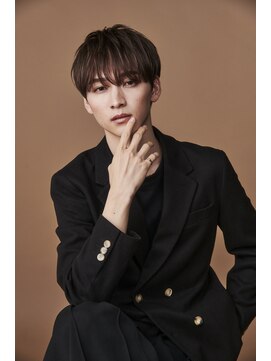 ロンドオム 池袋(Lond Homme) men's/メンズ/刈り上げセンターパート/フェザーパーマ/池袋