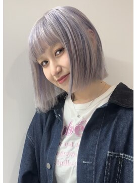 ブリーチ2回～デザインカラー/ボブ