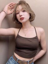 ソヨン 栄2号店(SOYON) 似合わせカット/ダークアッシュ/ミディアムレイヤーカットb13