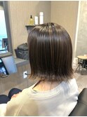 切りっぱなしボブ