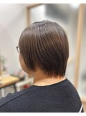 サラサラヘアショートボブ★ナチュラルブラウンカラー★もとめ。