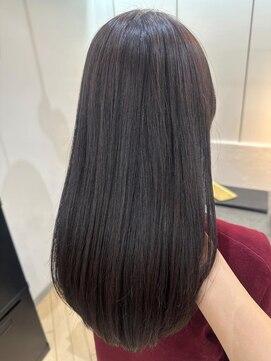 ユニ バイ マグ 長野店(Uni.by Mag) ブリーチなし透明感カラーラベンダーベージュ