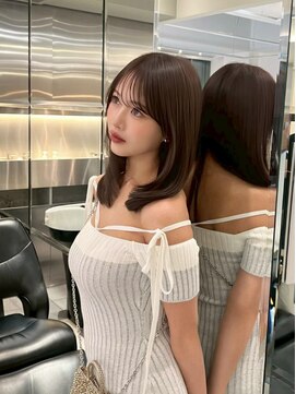 フィル 横浜(fil) イメチェンピンクベージュ前髪