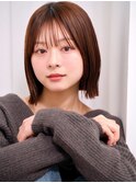 韓国レイヤーボブ×小顔バング