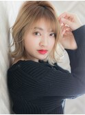 ダメージレスブリーチ/しっかりハイトーン/垢抜けボブミディ
