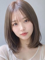 アビント バイ レシッド 武蔵小杉(abinto by rcid)&nbsp;透明感のあるグレージュカラーと抜け感のある軽やかミディアム