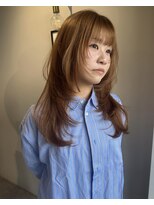 ソワ バイ ルシル(SOIE by Lucile) ミディアムレイヤーカット ハッシュカット 福島市