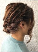 ねじりんぱアップ【ヘアセット】