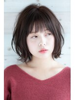 リル 8F 銀座(Rire)&nbsp;【Rire-リル銀座-】ひし形シルエットちょっと長めのエアリーボブ