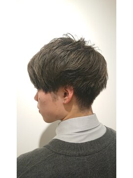 ヘアーリゾートラシックアールプラス(hair resort lachiq R+) 《R＋》春色☆カーキグレー×ショートマッシュ