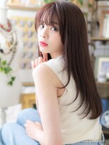 カバーヘア イヴ 戸頭店(COVER HAIR EVE)&nbsp;シ-スル-バング＆外国人風ナチュラルレイヤーa戸頭20代30代40代