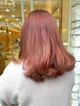 ヘアーアンドメイク エクリ 不動前店(Hair&Make equri) pinkie hair☆