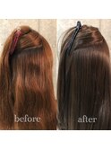 くせ毛とダメージどちらも修繕ストレート