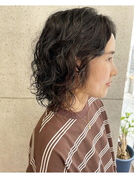 ア セカンド 清藤美容室第弐號(a sekand) ボブウルフパーマスタイル