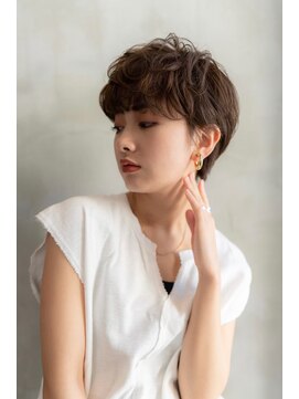 オースティン 流山おおたかの森(AUSTIN) 大人かわいい前髪セシルカットココアブラウンフリンジウェーブ