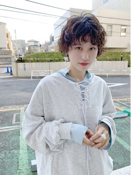 ユーリー(juurii) 大人ショートにニュアンスパーマfudge風フレンチ