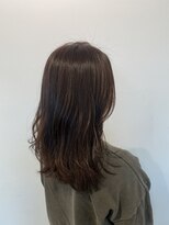 アドラーブル 松崎店(adorable) 20代30代髪質改善★うる艶オルチャンロングウルフカットベージュ