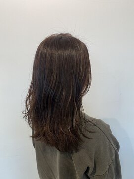 アドラーブル 松崎店(adorable) 20代30代髪質改善★うる艶オルチャンロングウルフカットベージュ