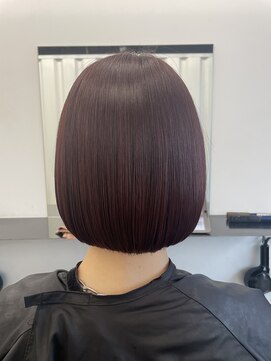 ココ 本八幡(KOKO) 黒髪クラゲヘアーオリーブグレー小顔ココアベージュ丸型卵型ボブ