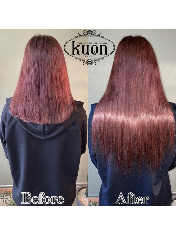 赤毛ロングヘアSTYLE【シールエクステ】：L181100729｜クオン(kuon)の 