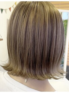 フラバー(flover) 【Miyuki】ブリーチ2回ベースシアーベージュ