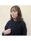 ミディアムパーマ / デジパ / マットブラウン【IN SIDE OUT＋】