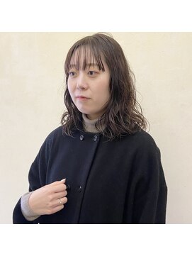 インサイドアウト(IN SIDE OUT+) ミディアムパーマ / デジパ / マットブラウン【IN SIDE OUT＋】