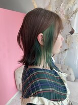 ユルフ(yulf)&nbsp;インナーカラー「グリーン」☆