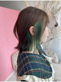 インナーカラー「グリーン」☆