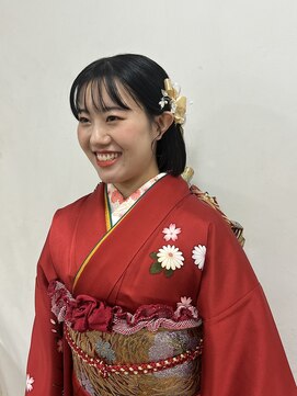 トータルビューティ ジェム バイ ヘアタイム(TOTAL BEAUTY gem by HAIR TIME) 成人式ヘアセット 振袖着付け ボブ