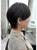 丸み縮毛矯正でショートヘアもナチュラルストレートに