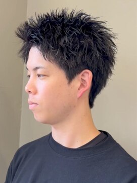 エルマーク 枚方(L-MARK) スパイキーショートザクザクショートアップバングツーブロック