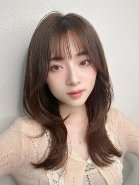 カロン バイ ジーナ 柏の葉キャンパス(Kalon by Zina) ＊顔回りレイヤー小顔カットセミロング【Zina柏の葉キャンパス】