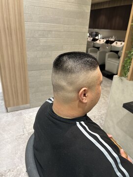 イメージア 町田店(IMAGE A) スキンフェードおしゃれボウズ@30代40代50代60代