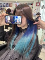 トーキョー オタクヘアー(TOKYO OTAKU HAIR)&nbsp;ツイステ イデア フロイド 推しカラー インナーカラー