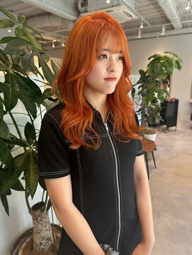 マルフェ 天王寺(marfe) 【marfe】オレンジカラー＿アプリコットオレンジ＿暖色＿韓国風