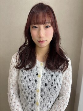 ミリ 奈良店(mm) ピンクブラウン/近鉄奈良/髪質改善/顔まわり/暖色レイヤー/学割