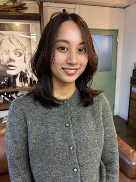 コレット ヘアー 大通(Colette hair) レイヤーカット/ミディアムヘア/とう透明感カラー/秋カラー